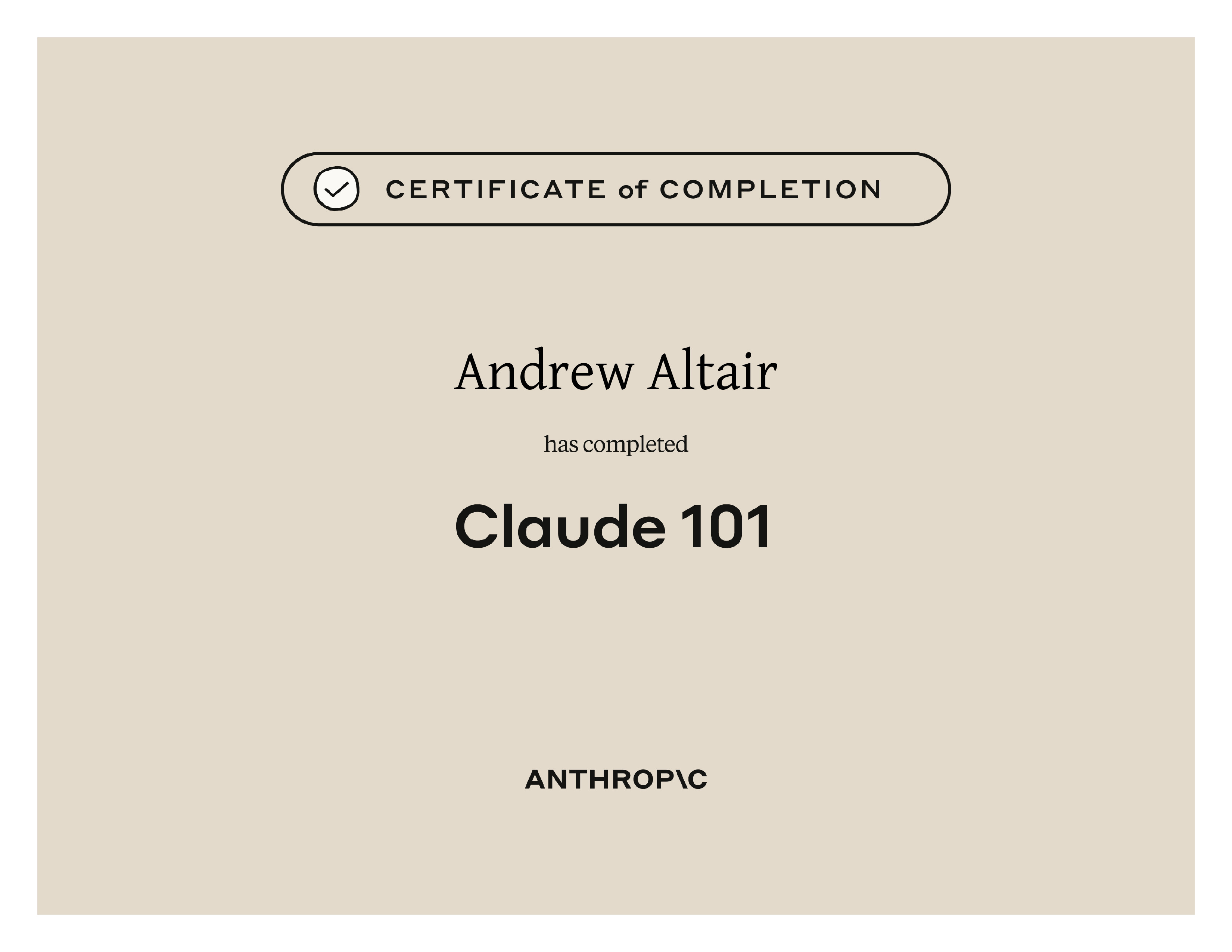 Claude 101