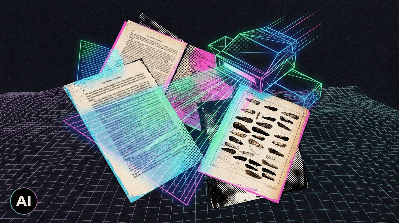 Old OCR text cripples language model training, and FineBooks wants to fix that at scale
